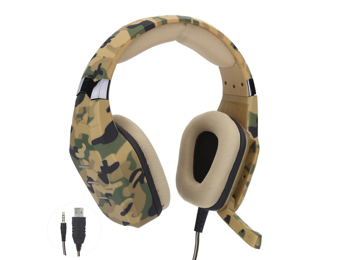Auriculares Gaming Gt88 Con Micrófono, Conector 3.5mm Y Usb, Estéreo Surround Para Pc Y Dispositivos Móviles
