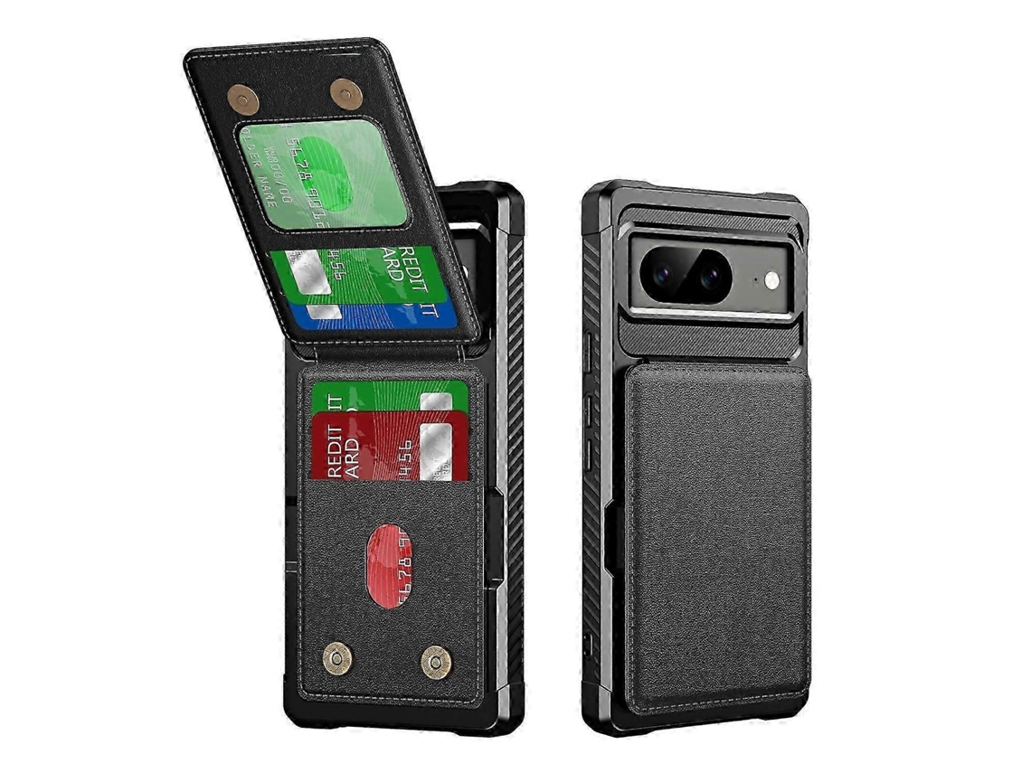 25-26 Vertical Flip Card Bag Holder Leather Phone Case