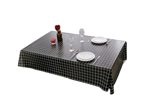 Mantel de comedor de arte de tela impermeable y a prueba de aceite rectangular de lino de algodón style3