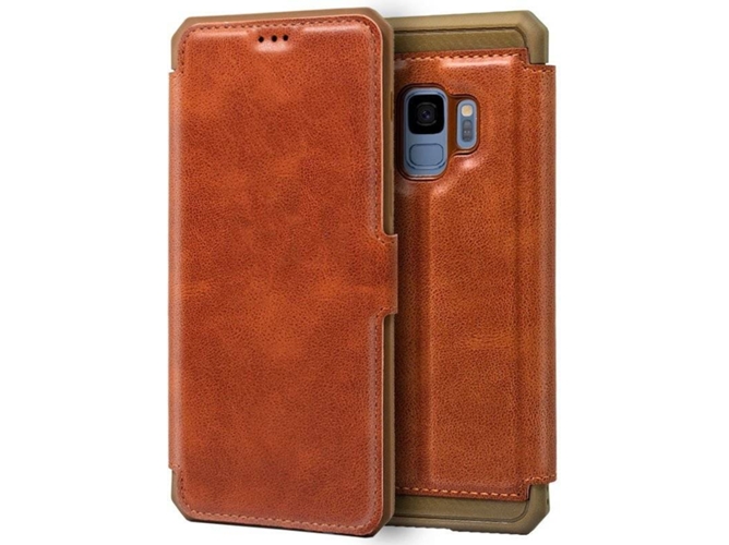 Funda Samsung Galaxy S9 COOL Flip Marrón