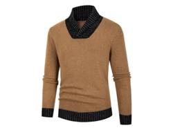 2026-jersey Casual De Manga Larga Con Cuello V Y Bloques De Color Para Hombre