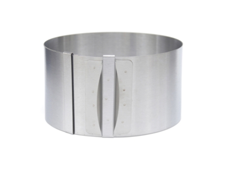Molde para Tartas y Hojas de Acetato para Hornear, (20 a 40 cm) Anillo para Tartas Ajustable de Acero Inoxidable, Collar para Tartas Molde para Mou...