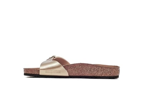 Chanclas de Mujer BIRKENSTOCK Madrid Bf Piel Dorado (38)