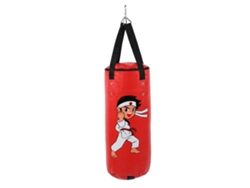 Saco De Arena Para Boxeo Infantil, Suspendido, Entrenamiento, Sanda, Muay Thai, Equipamiento, 60 Cm, Pu Rojo