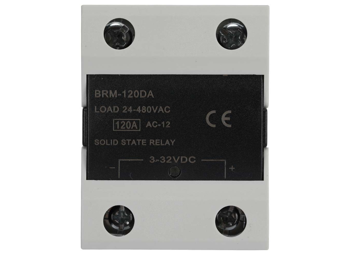 Veloriskku-relé De Estado Sólido 24-480vac Para Automatización Industrial Brm-120da 60a