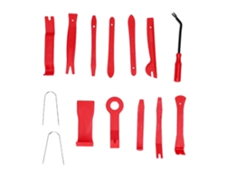 Kit De Herramientas De Extracción Automática De 14 Piezas Para Paneles Y Sistemas De Audio De Automóviles - Rojo