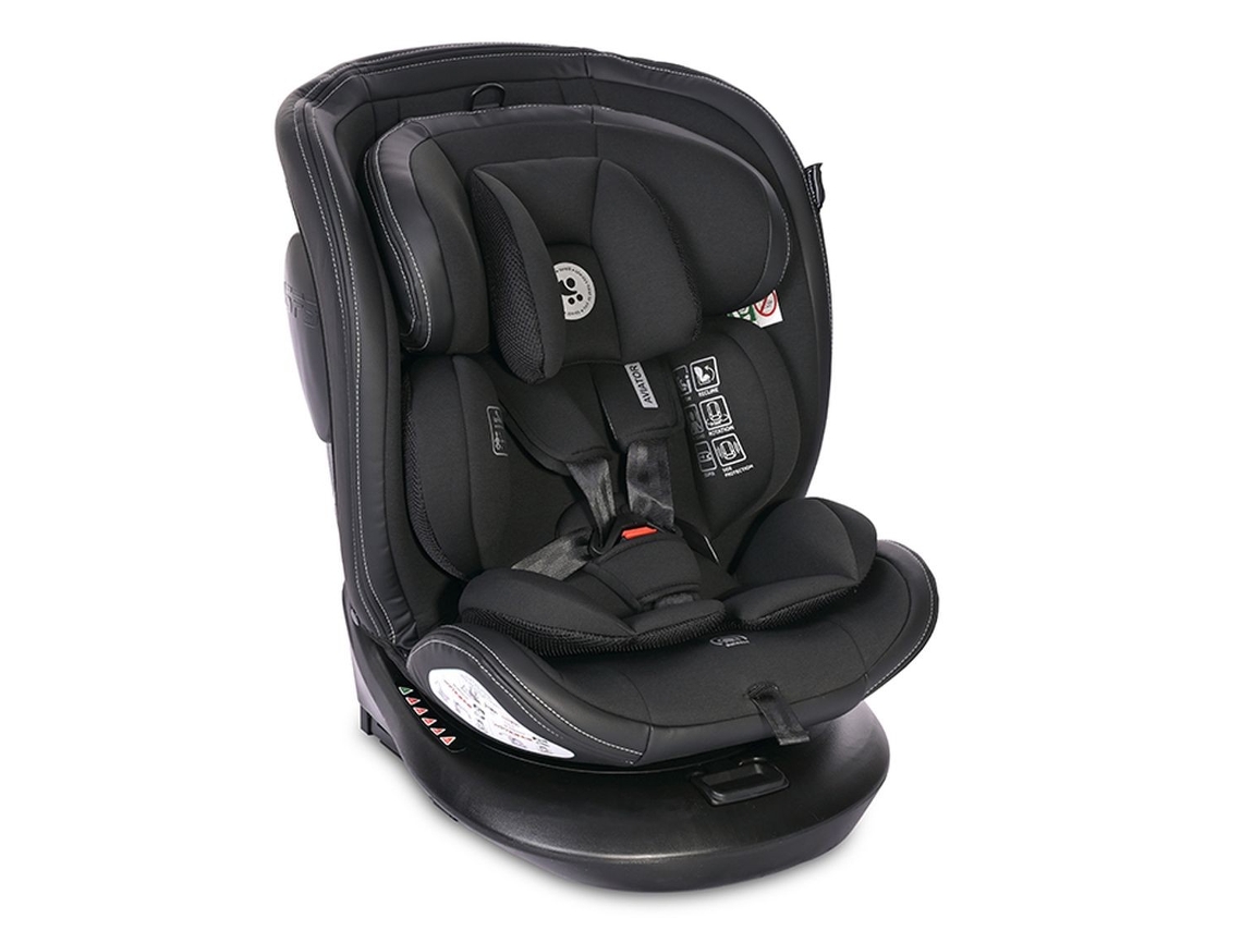 Silla de Auto AVIATOR i-Size (40-150 cm) con Isofix Black Jasper LORELLI