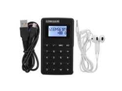 Reproductor MP4 multifuncional de 1,8 pulgadas, calculadora recargable, libro electrónico, FM, vídeo, luz dorada 4G