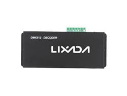 Controlador Decodificador Rgbw Dmx512 De 4 Canales Para Tiras Led Dc12v-24v