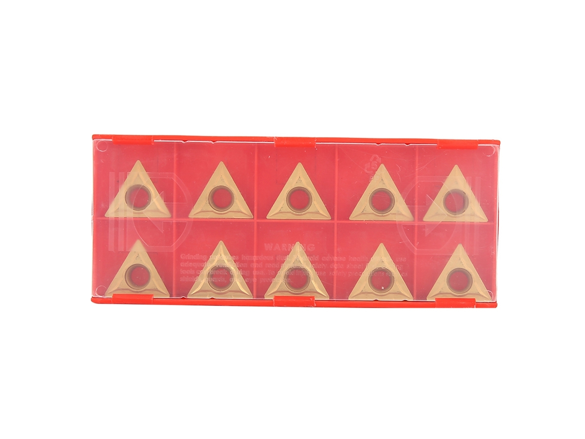 10 Unidades De Cuchillas Triangulares De Carburo De Tungsteno Tcmt 16t304 Para Mecanizado Cnc