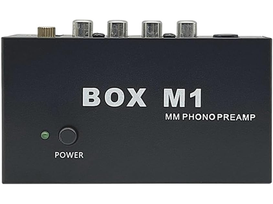 Caja De Preamplificador De Fono M1 Mm Para Tocadiscos Mini Estéreo Hifi Audio Preamp Con