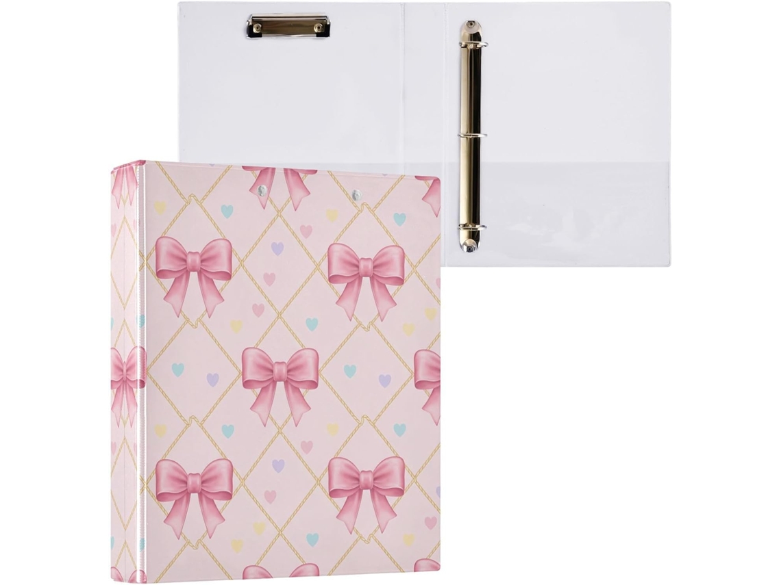 Besportble Carpeta De Anillas Redondo Con Portapapeles Y Oficina Pvc. 27,9 X 21,6 Cm 31,5 27 6