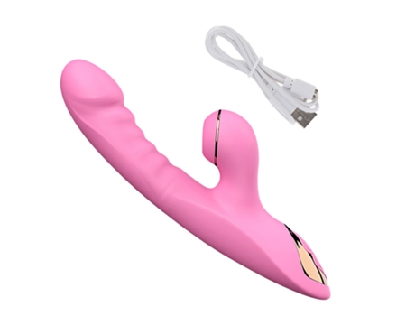 Vibrador de masaje de succión y calefacción completamente automático para mujeres (rosa) OEMG