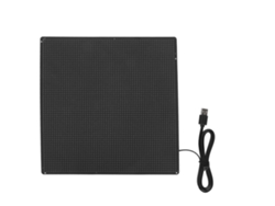 Pantalla LED flexible (control por aplicación Bluetooth, texto personalizado)