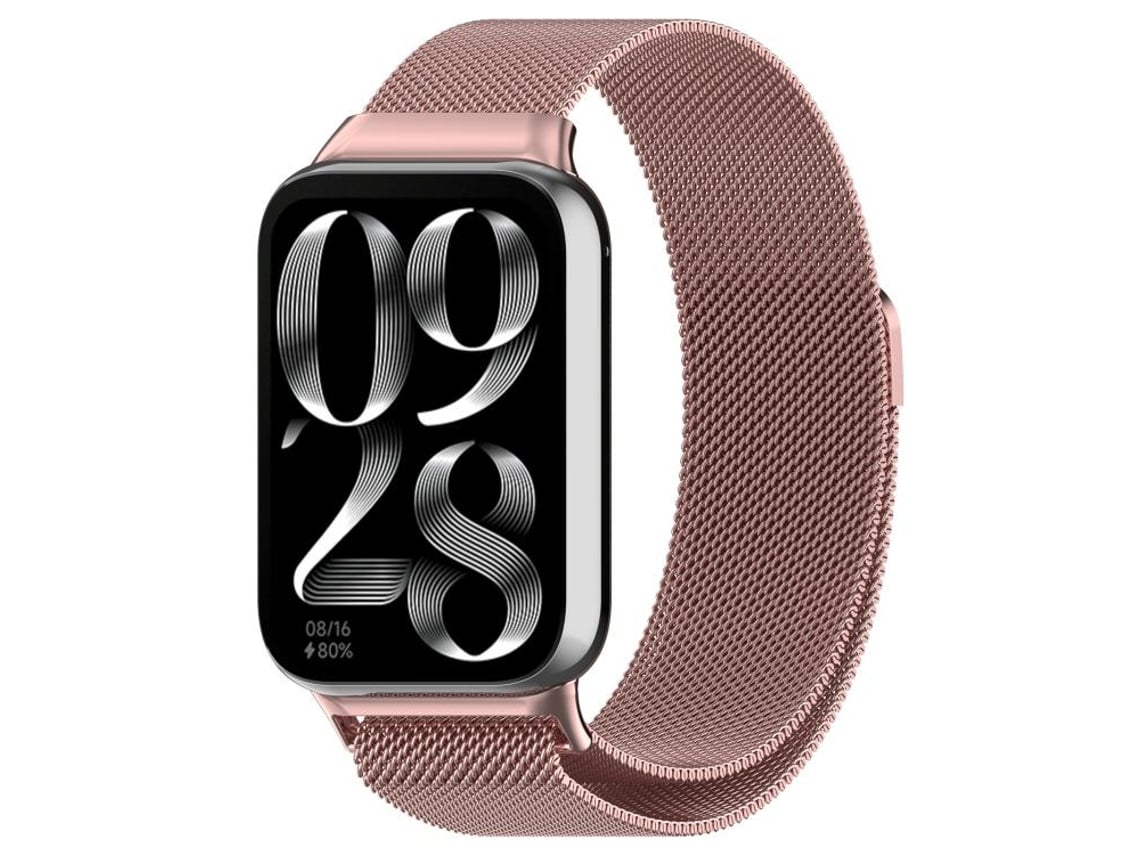 Pulsera para Redmi Watch 6 / 5 / 4 - Milan Magnetic - Malla de acero rosa