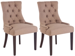 Set De 2 Sillas De Comedor Aberdeen taupe/antigo CLP