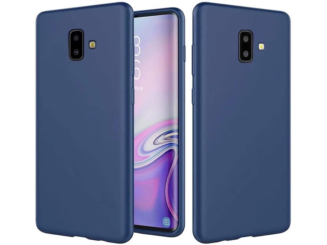 Protector de Pantalla Protetora Gel Forro para Samsung Galaxy J6 Plus HONGWE. Azul