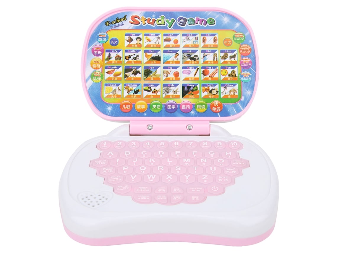 Ats-juguete Educativo Computadora Para Niños Laptop Tablet Multifuncional Juego De Aprendizaje