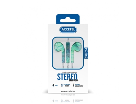 Auriculares Con Cable ACCETEL Ep1704 (Verde)