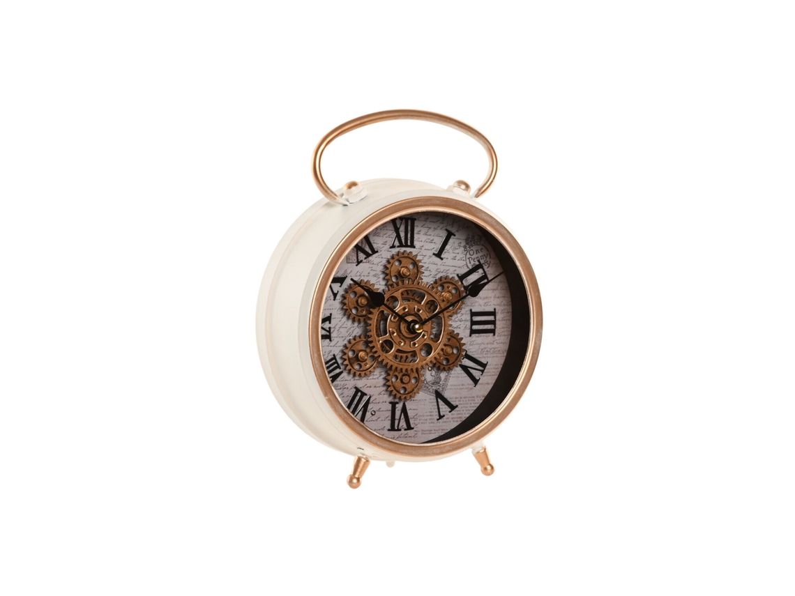 Reloj Sobremesa Metal Cristal Movimiento 23,5x8x30cm