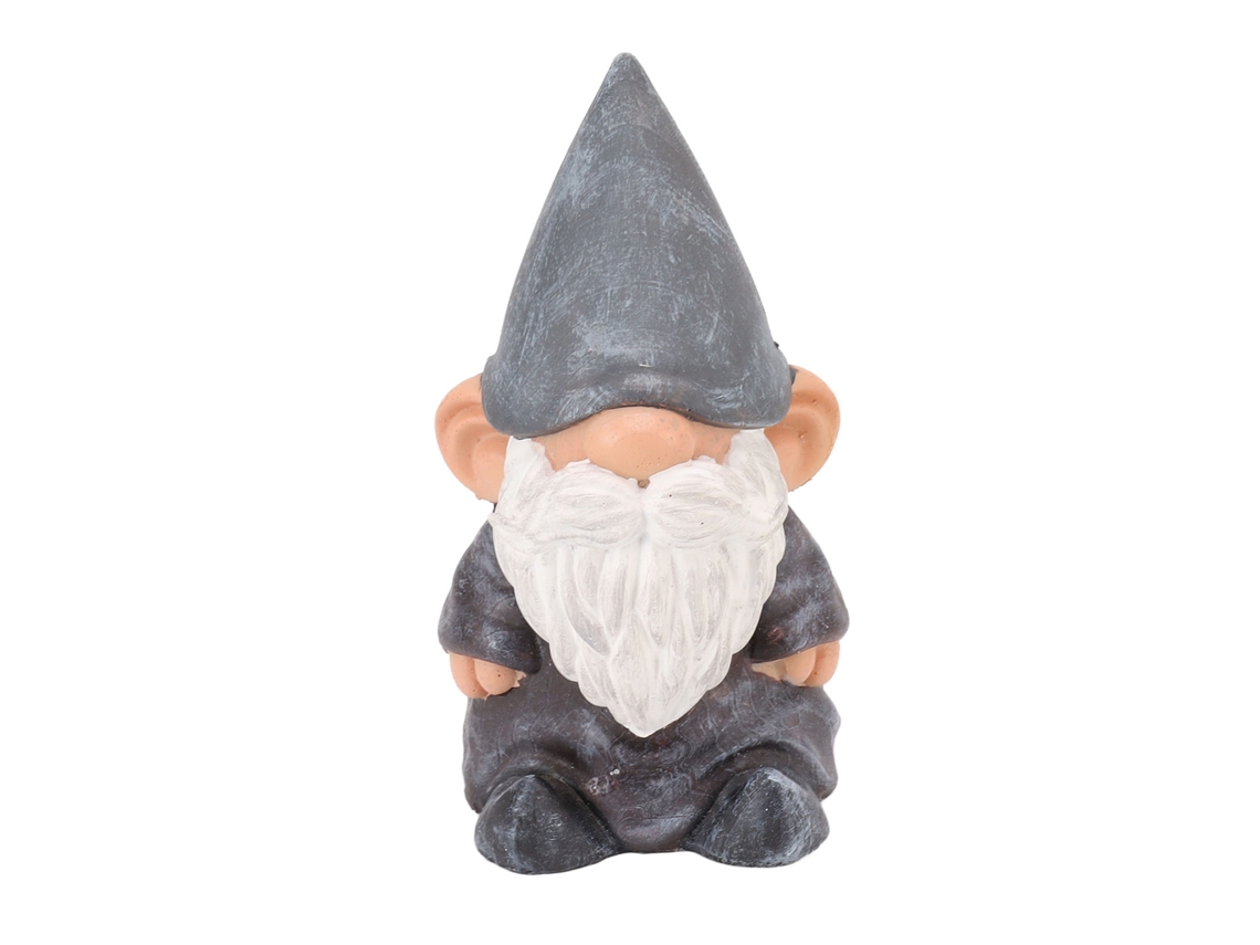 Figura de gnomo de resina de estilo retro para decoración de patio