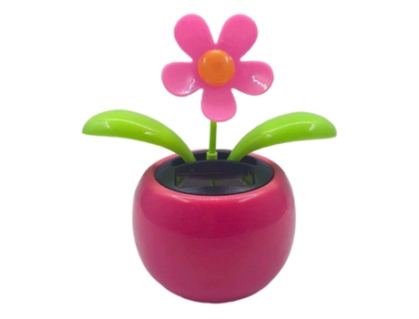 Adorno de coche divertido con energía solar de dibujos animados vibrante decoración ornamental regalos tablero de automóvil bailando flor juguete o...