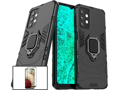 Carcasa y Protector Samsung A32 PHONECARE Military Defender Negro