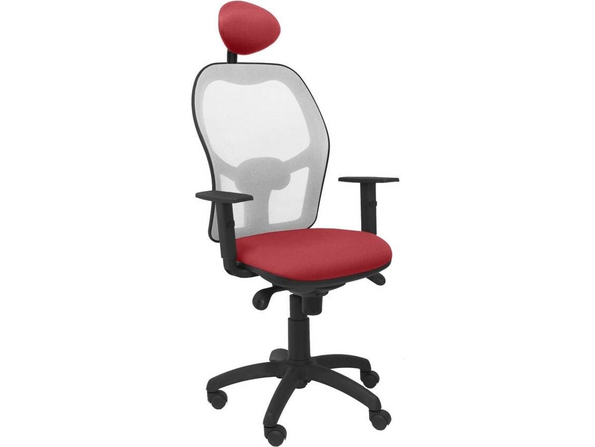 Silla de Escritorio Operativa PYC Jorquera C Rojo GR (Brazos Ajustables - Malla)