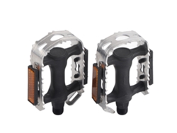 Pedal Antideslizante Con Rodamiento Para Bicicletas De Carretera Y De Montaña, Fabricado En Acero Y Aluminio.