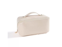 Bolsa De Aseo De Pu Sellada, Elegante, De Fácil Acceso, De Gran Capacidad, Bolsa De Maquillaje De Viaje Para Mujeres Y Niñas
