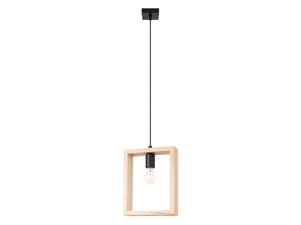 Sollux Sl.1310 Aries Lámpara Colgante Madera Natural