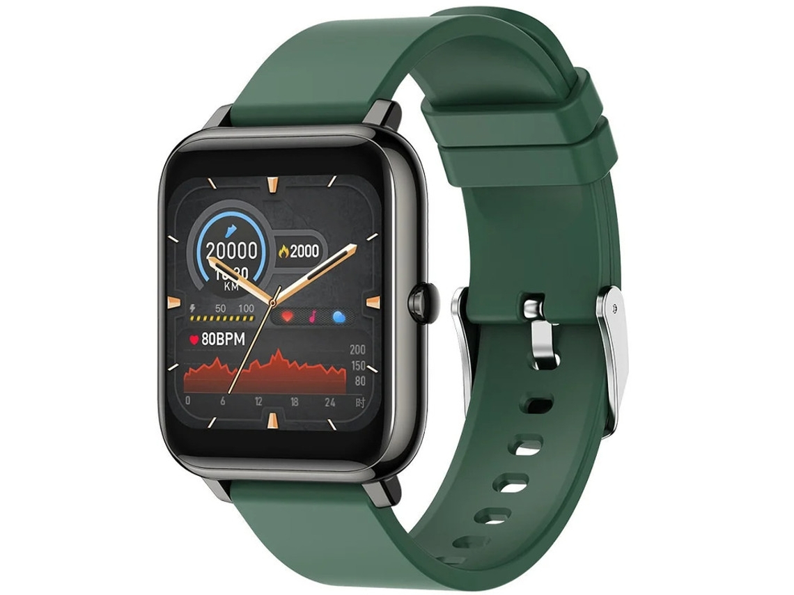 Reloj inteligente Yizhood Sw/221110/r3 (Android e iOS, color verde)