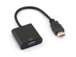 Entrada Hdmi A Salida Hembra Vga Adaptador De Monitor De Proyector Para Pc Portátil Negro SIURN
