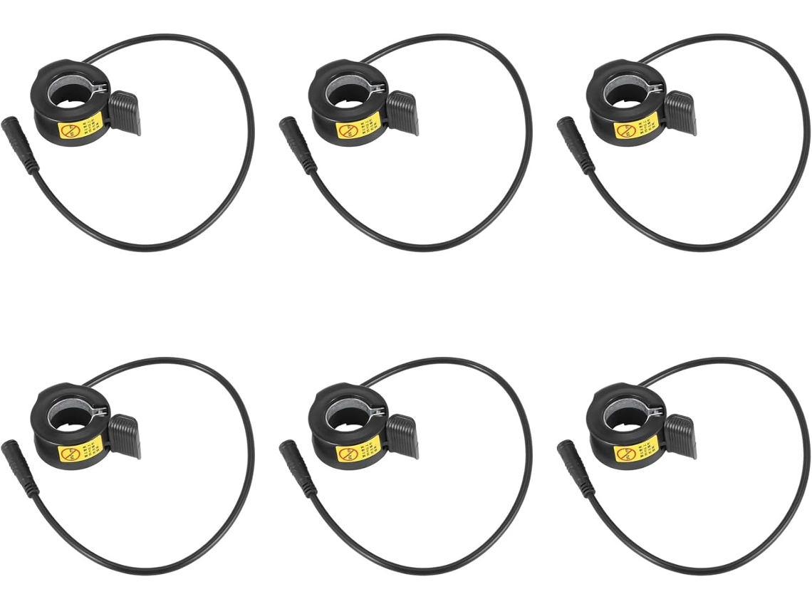 6 aceleradores de pulgar para kit de conversión de bicicletas eléctricas con motor central de 36 V y 48 V Gokoco
