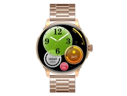 Reloj inteligente con llamadas Bluetooth, control de voz, esferas de reloj personalizables, actualizaciones meteorológicas, reproducción de música Yizhood