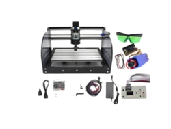 Fresadora CNC de 3 ejes, grabado láser y fresadora, con función offline y láser de 7 W.