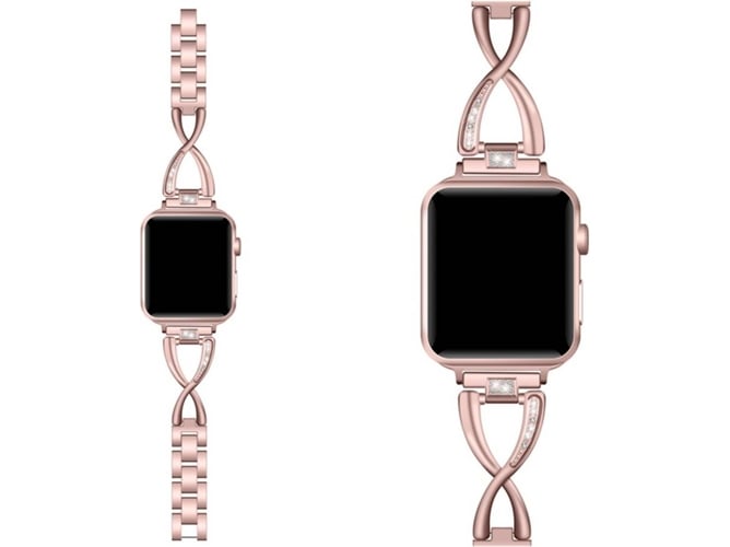 Correa Apple Watch 42 mm WJS Metal Rosa