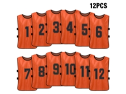 Omni-202612 Chalecos Deportivos Niños Con Números Para Fútbol Baloncesto Entrenamiento Rápido Secado Camisetas Equipo
