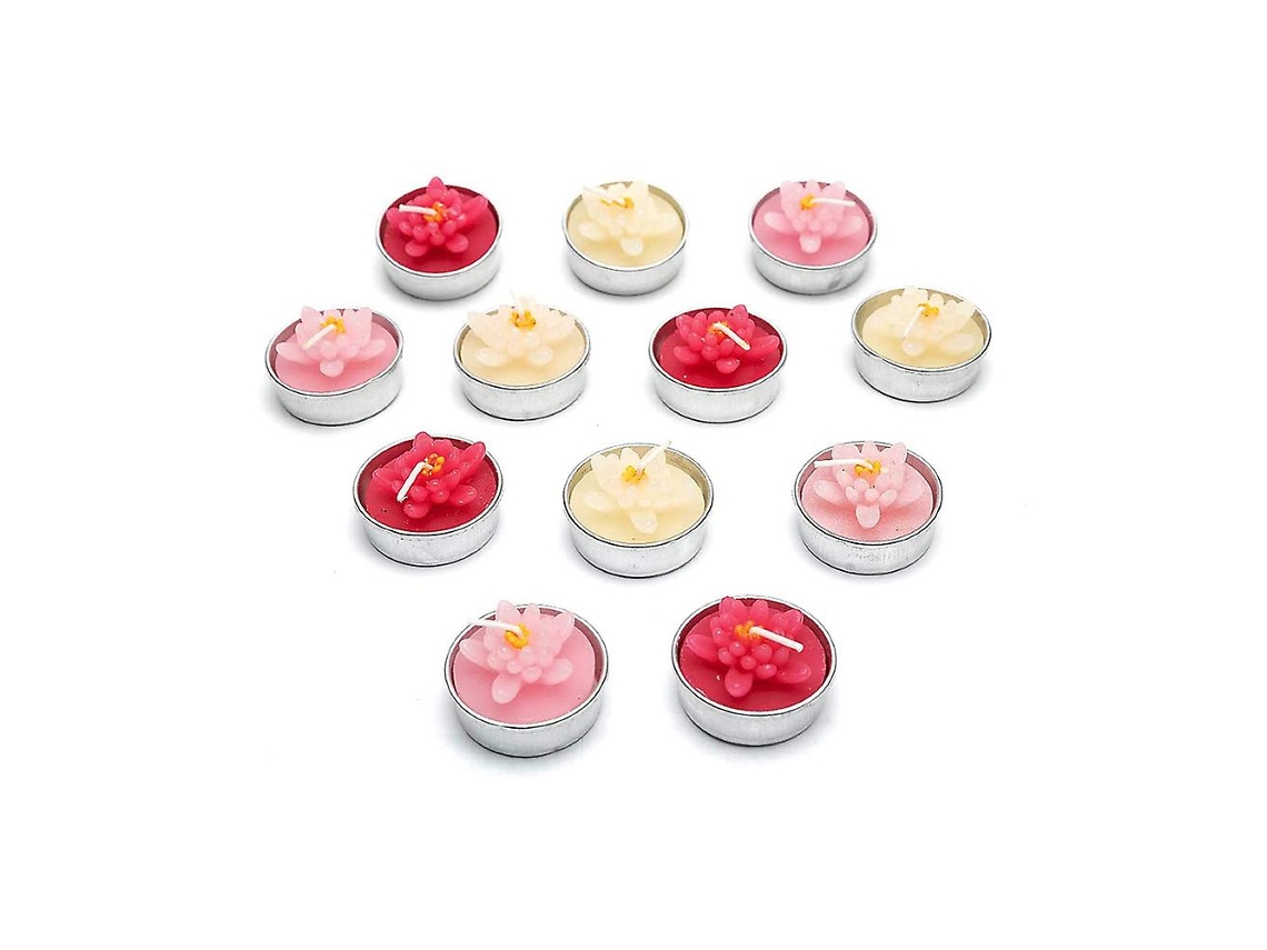 Velas de té de rosas ecológicas, perfectas para la decoración del hogar y la aromaterapia en el Día de San Valentín.