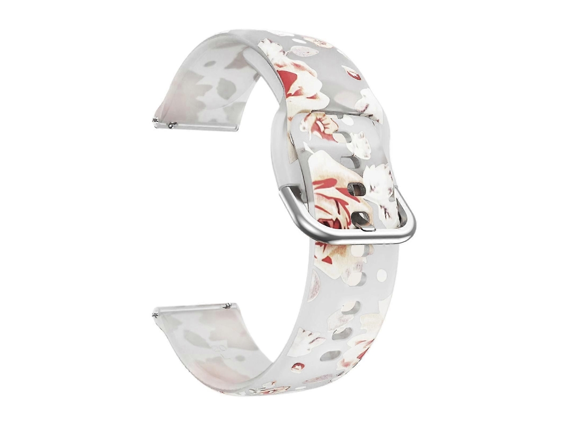 Pulseira De Silicone Para Galaxy Watch 4 20mm, Resistente E Elegante Para Smartwatch.