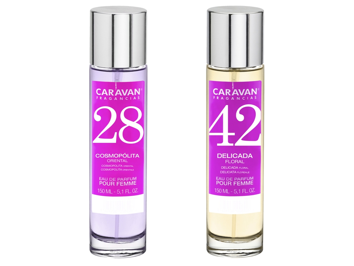 Set de 2 perfumes Caravan para mujer Nº42 y Nº 28