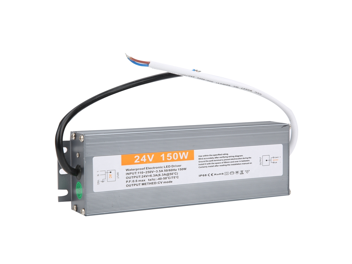 2026dz - Fuente de alimentación LED ultradelgada e impermeable de 150 W, AC170-250 V, DC24 V. Controlador de luz LED.