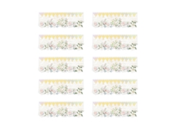 10 Folhas Por Pacote Lindo Dia Pet Adesivos Renda Série Romântica Renda Flor Livro-razão Faça Você Mesmo Adesivos Decorativos Manual Suprimentos Flore