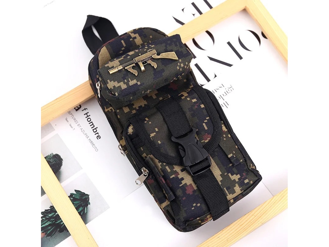 Mini Mochila Camuflada Estojo Militar para Lápis Bolsa Infantil para Estudantes MDUG (estilo 1)