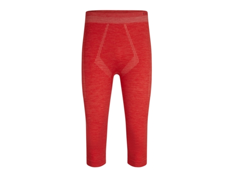 Leggins de Hombre FALKE Tights Wool-Tech Naranja para Running (Talla: L)