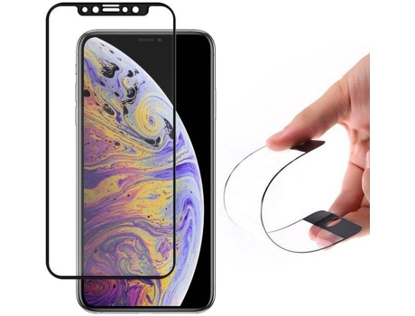 Protector Simples iPhone 12«12 Pro LMOBILE Full Cover Negro