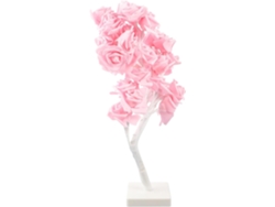 Lámpara de mesa con forma de rosa, lámpara de mesilla decorativa o lámpara LED SFUSHOS