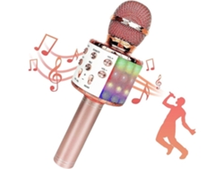 Micrófono Inalámbrico Bluetooth Para Karaoke, Micrófono Infantil, Altavoz Ktv