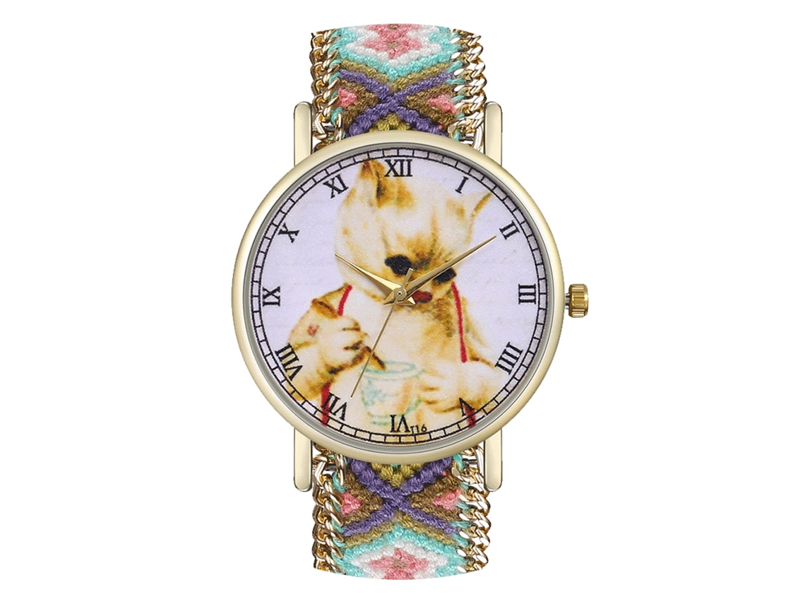 Reloj De Pulsera Unisex Zhoulianfa Con Correa De Alambre Trenzado, Estilo Moderno Y Movimiento De Cuarzo.