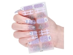 Pegatinas de mariposa para uñas, autoadhesivas, con lima de uñas, para decoración de uñas. Nostalgia88